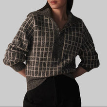 Load image into Gallery viewer, Varley Furley Half Zip Knit-Charcoal Marl
