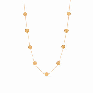 Julie Vos Delicate Station Necklace-Gold