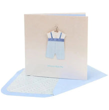 Load image into Gallery viewer, Niquea.D Congrats Baby Card- Classic Boy Outfit
