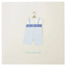 Load image into Gallery viewer, Niquea.D Congrats Baby Card- Classic Boy Outfit
