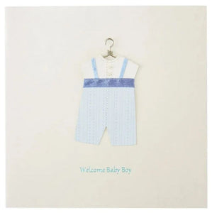 Niquea.D Congrats Baby Card- Classic Boy Outfit