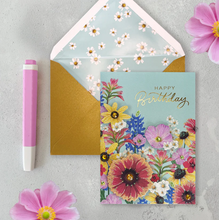 Load image into Gallery viewer, Niquea.D Birthday Card- Wildflowers

