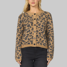 Load image into Gallery viewer, Dear John Amina Cardigan Sweater-Leopard
