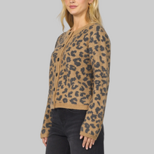 Load image into Gallery viewer, Dear John Amina Cardigan Sweater-Leopard
