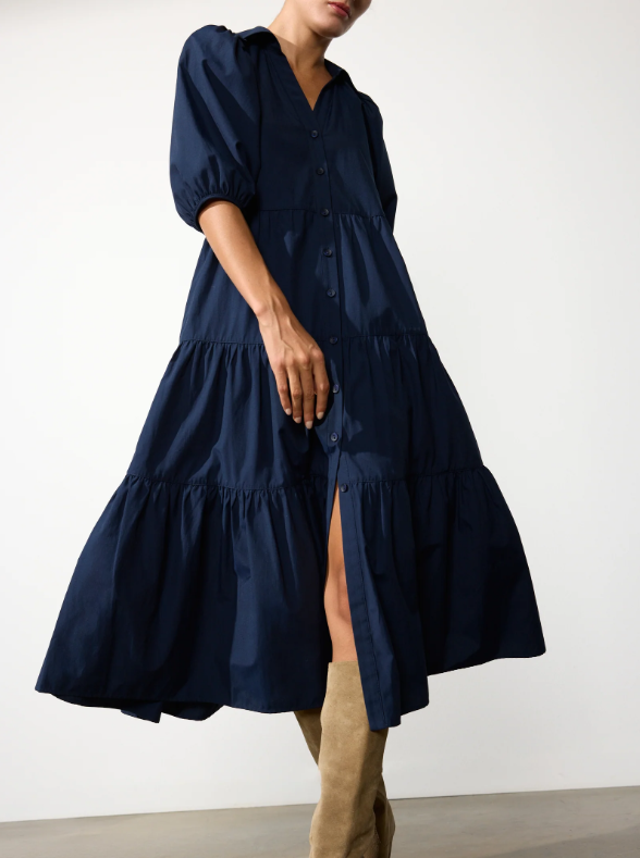 Brochu Walker Antigua Dress-Navy