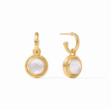 Load image into Gallery viewer, Julie Vos Gold Astor 6-in-1 Charm Earring-Pearl
