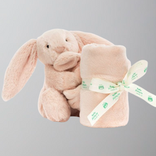 Load image into Gallery viewer, Jellycat Bashful Blush Bunny Blankie
