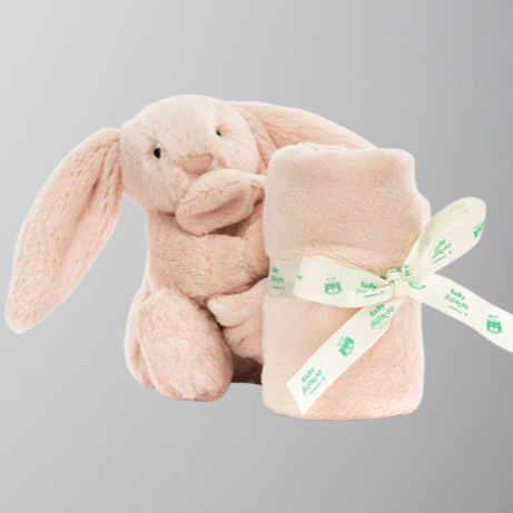 Jellycat Bashful Blush Bunny Blankie