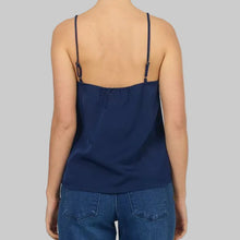 Load image into Gallery viewer, Dear John Alexandria Lace Silky Tank- Black Iris
