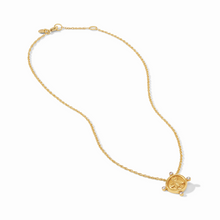 Load image into Gallery viewer, Julie Vos Gold Bee Cameo Solitaire Necklace-Cubic Zirconia
