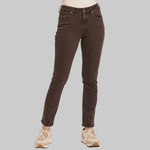 Dear John Blaire Slim Straight Leg Jean-Mocha Brown