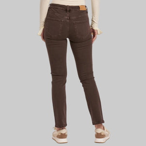 Dear John Blaire Slim Straight Leg Jean-Mocha Brown