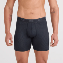 Load image into Gallery viewer, SAXX Quest Quick-Dry Mesh Boxer Brief Fly-Black
