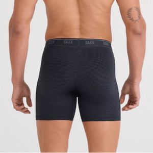 SAXX Quest Quick-Dry Mesh Boxer Brief Fly-Black