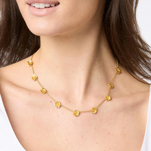 Load image into Gallery viewer, Julie Vos Bloom Delicate Station Necklace-Gold
