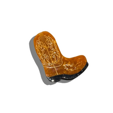 Load image into Gallery viewer, Solar Eclipse Western Cowboy Boot Claw Hair Clip-Brown
