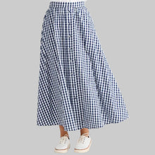 Load image into Gallery viewer, Brave + True Lucy Skirt-Navy Gingham
