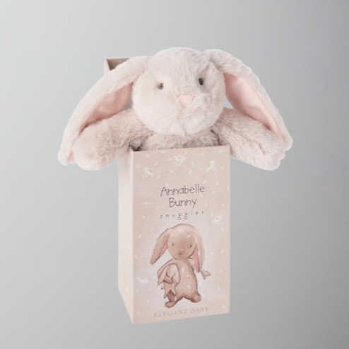 Elegant Baby Annabelle Bunny Snuggler Boxed