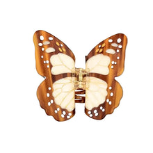 Load image into Gallery viewer, Solar Eclipse Boho Monarch Claw Hair Clip-Brown
