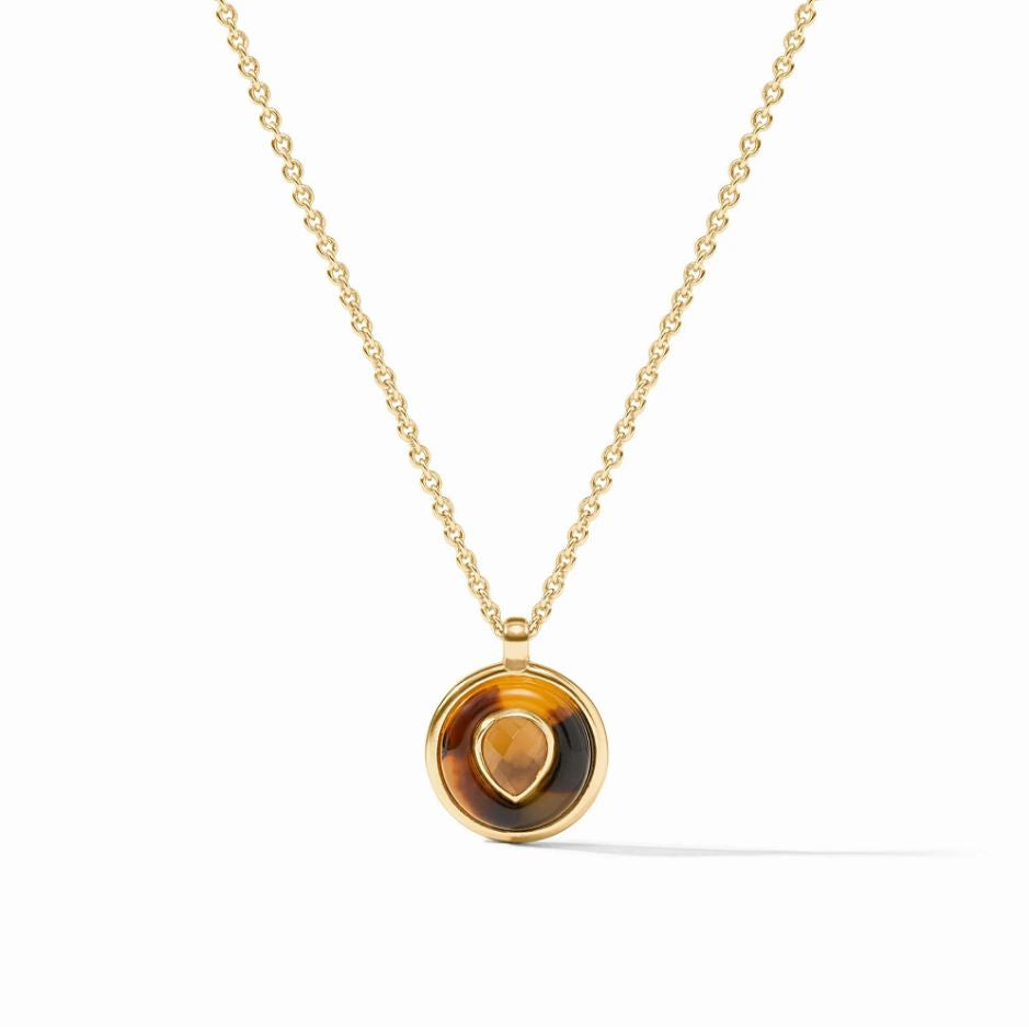 Julie Vos Carnaby Delicate Necklace-Tortoiseshell