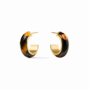 Julie Vos Carnaby Hoop-Small-Tortoiseshell