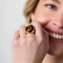 Load image into Gallery viewer, Julie Vos Carnaby Statement Ring-Tortoiseshell-7

