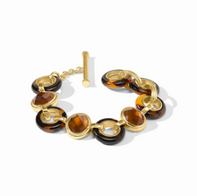 Load image into Gallery viewer, Julie Vos Carnaby Stone Bracelet-Tortoiseshell
