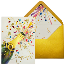 Load image into Gallery viewer, Niquea.D Congratulations Card- Champagne Bottle
