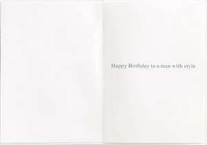 Niquea.D Birthday Card- Checkered Shirt