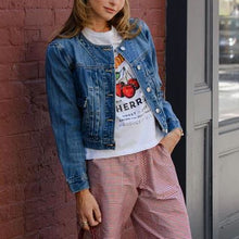 Load image into Gallery viewer, Sunny Somewhere Cherries Everyday Tee-White
