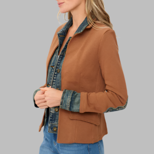Six Fifty Clarissa Blazer-Tobacco