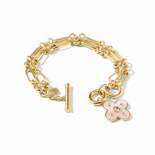 Load image into Gallery viewer, Julie Vos Gold Colette Link Bracelet-Champagne
