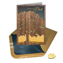 Load image into Gallery viewer, Niquea.D Dad Birthday Card- Lasercut Oak Tree
