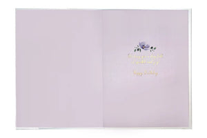 Niquea.D Daughter Birthday Card- Cloche with Cake