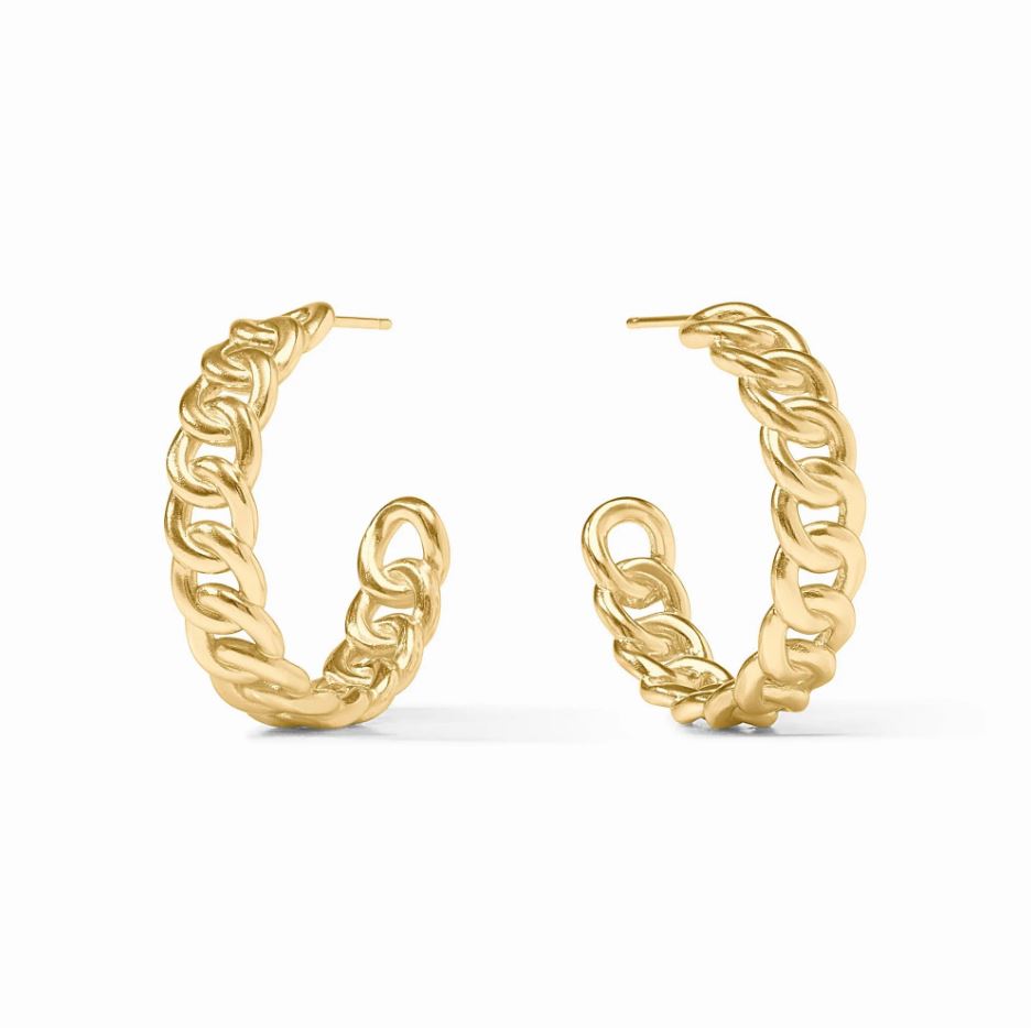 Julie Vos Dolce Hoop-Medium-Gold