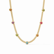 Load image into Gallery viewer, Julie Vos Dolce Delicate Station Necklace-Iridescent Multi-Stone
