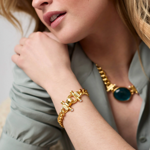 Julie Vos Dolce Demi Link Bracelet-Pearl