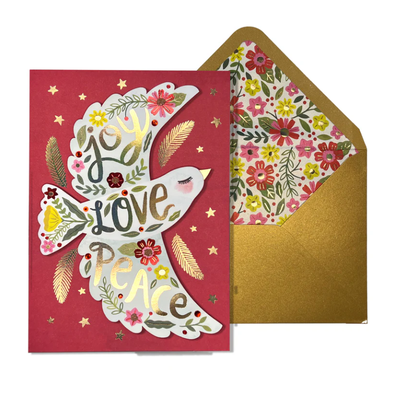Niquea.D Christmas Card- Decorative Dove of Peace