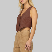 Load image into Gallery viewer, Dear John Drea Vest-Brownie
