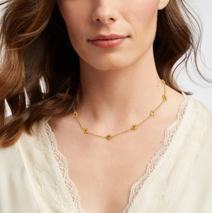 Julie Vos Florentine Demi Delicate Station Necklace