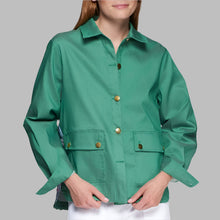 Load image into Gallery viewer, Vilagallo Olivia Embroidered Jacket-Lentejuelas Flowers
