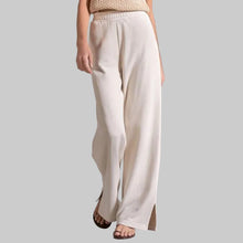 Load image into Gallery viewer, Elan Wide-Leg Drawstring Pant-Stone
