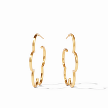 Load image into Gallery viewer, Julie Vos Gardenia Hoop-Medium
