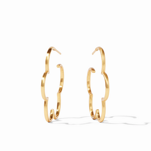 Julie Vos Gardenia Hoop-Medium