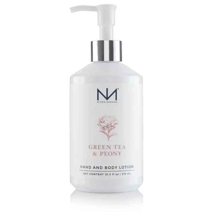 Niven Morgan Green Tea & Peony Hand and Body Lotion