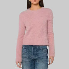 Load image into Gallery viewer, Velvet Heart Harmony Fuzzy Sweater- Winter Mauve
