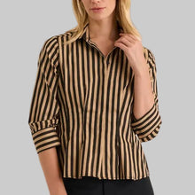 Load image into Gallery viewer, Hinson Wu Martina 3/4 Sleeve-Latte/Black
