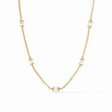 Load image into Gallery viewer, Julie Vos Hydra Delicate Station Necklace-Pearl
