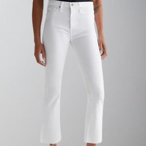 AG Jeans Jodi Crop- True White