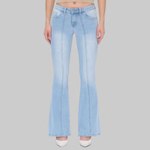 Load image into Gallery viewer, Bayeas Julia Mid Rise Flare Leg Jeans-Light Blue

